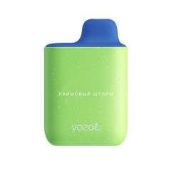 Электронная сигарета Vozol Star 4000 затяжек Lime Storm (Возол Стар 4000 затяжек Лаймовый Шторм)